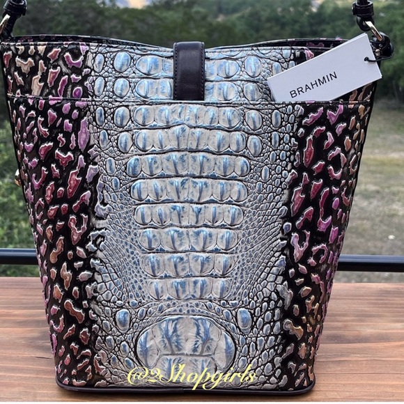 NWT Shira MULTI HEARtHSTONE Bucket Bag Crossbody - Picture 3 of 16